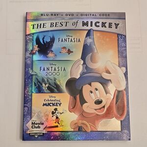 Disney The Best of Mickey: Fantasia/Fantasia 2000/Celebrating Mickey BLU-RAY DVD